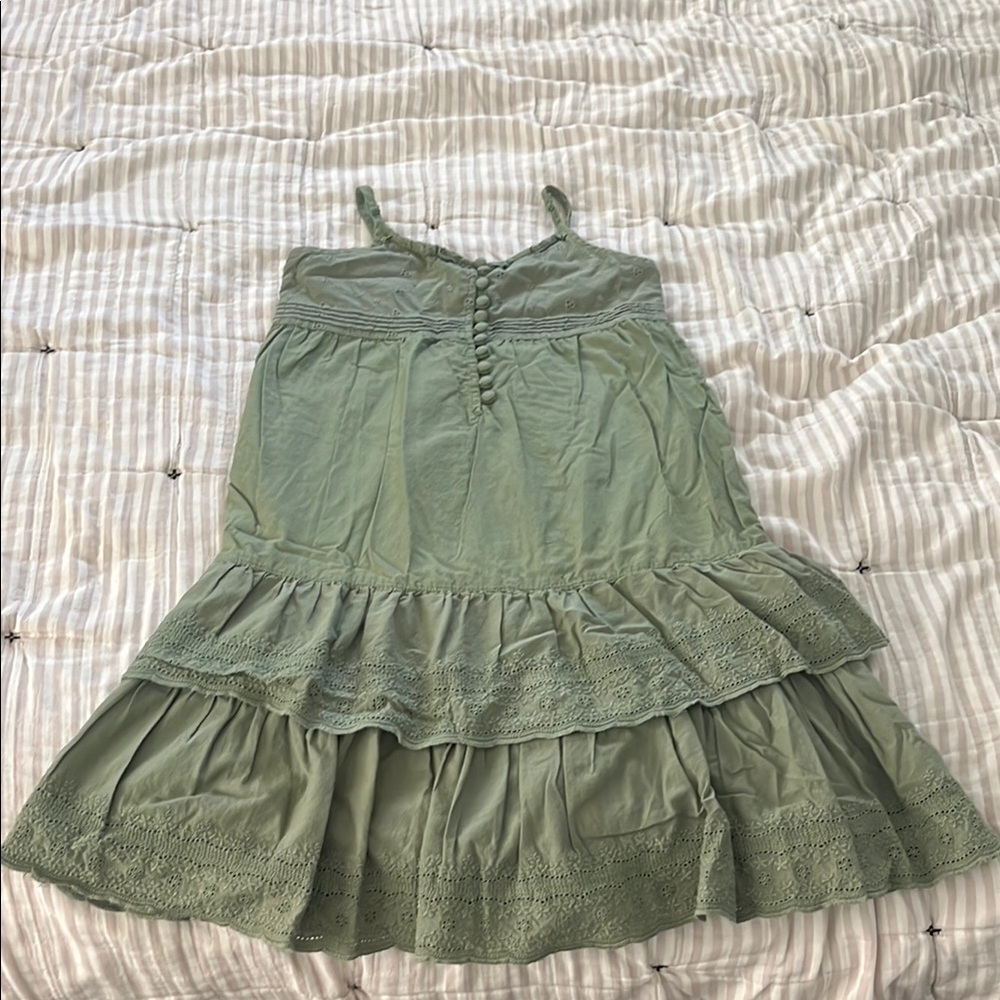 GAP Kids Green Tiered Dress